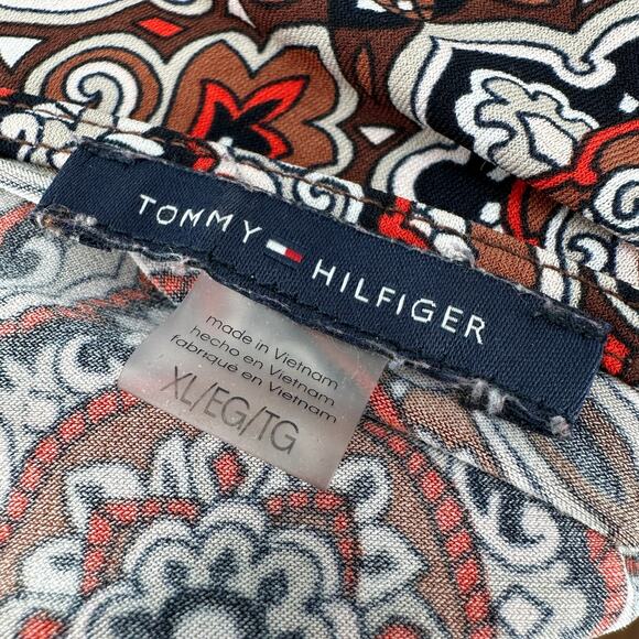 Tommy Hilfiger & Longyuan Tank Top Bundle of 2 WMNS XL Paisley Print Sleeveless - Picture 10 of 14
